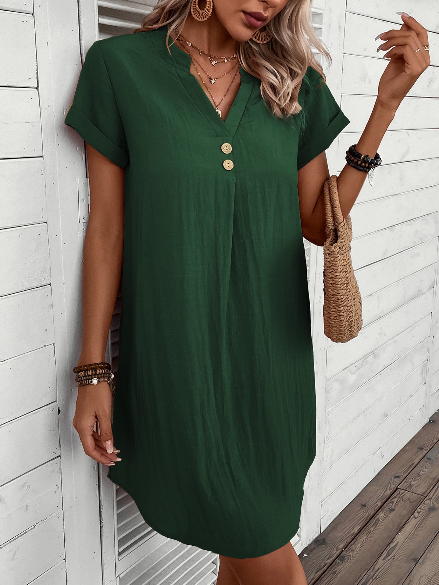 A-Line Midi Dress