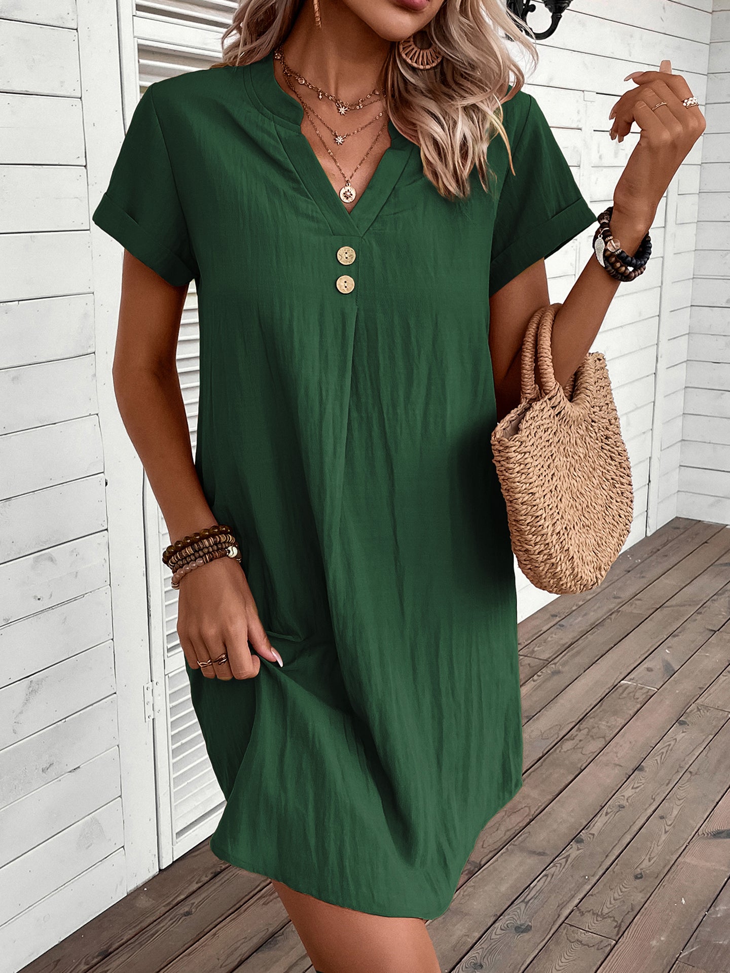 A-Line Midi Dress