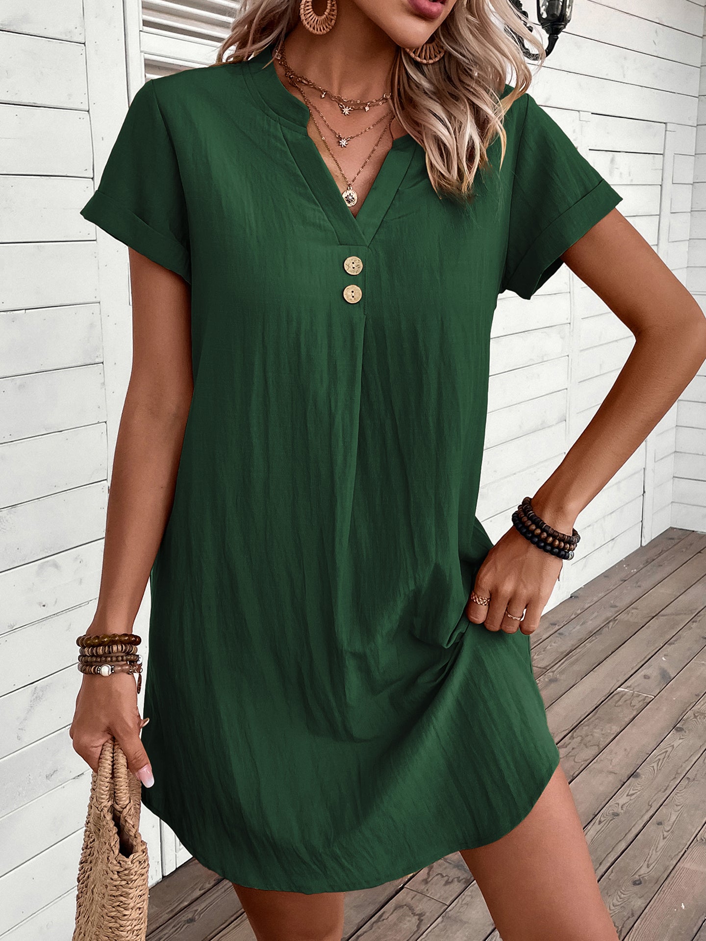 A-Line Midi Dress