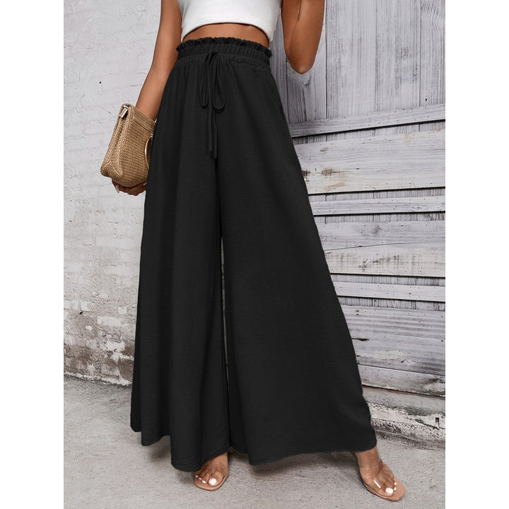 Women Loose Fit Pleated Trousers
