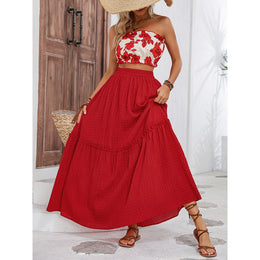 Printed Top with Skirt