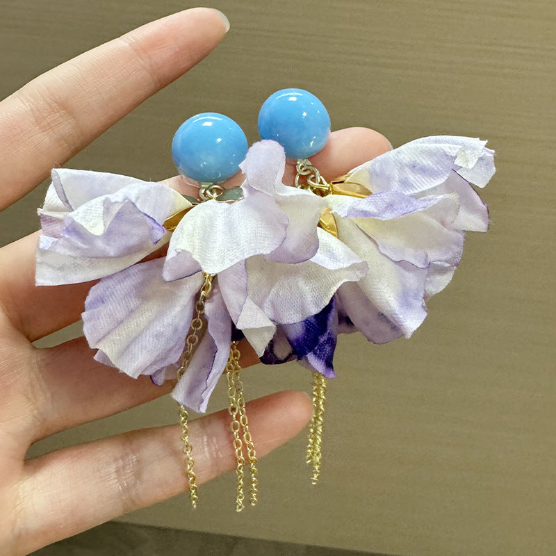 Artificial Beads Beaded Quirky Drop Earrings