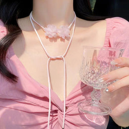 Women Minimal Western Synthetic Necklace