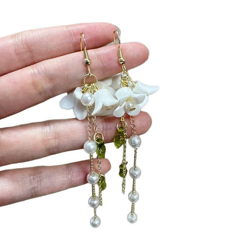 Pearls Beaded Contemporary Drop Earrings