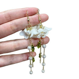 Pearls Beaded Contemporary Drop Earrings