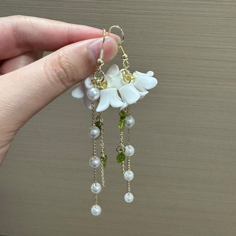 Pearls Beaded Contemporary Drop Earrings