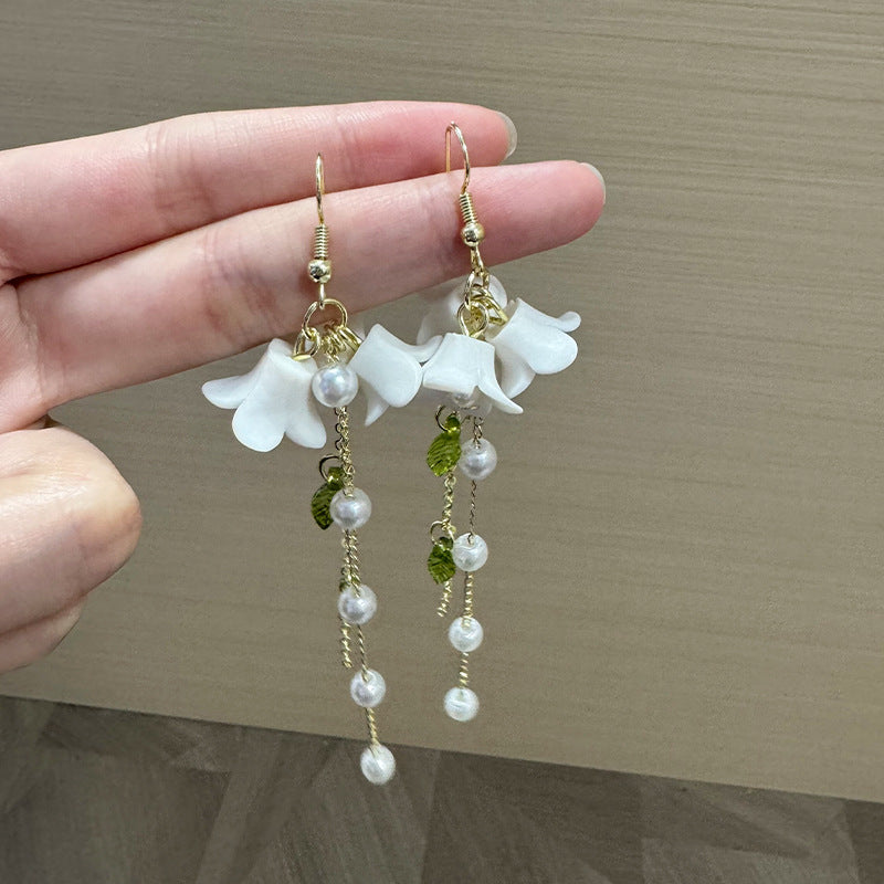 Pearls Beaded Contemporary Drop Earrings