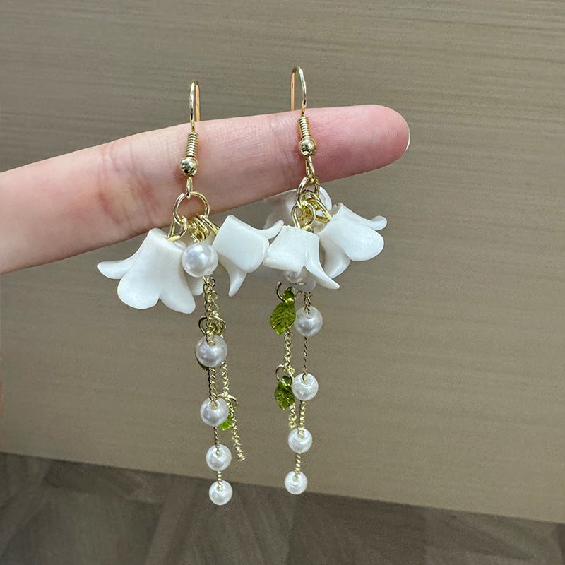 Pearls Beaded Contemporary Drop Earrings