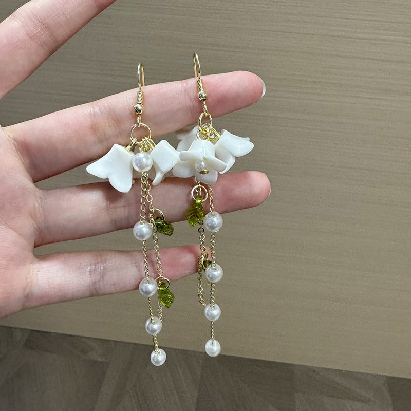 Pearls Beaded Contemporary Drop Earrings