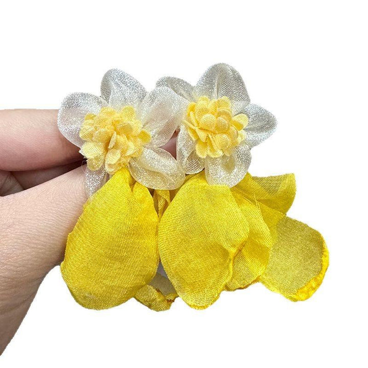 Floral Shaped Drop Earrings