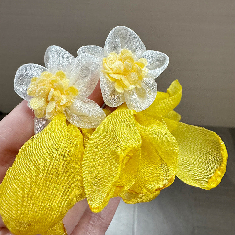 Floral Shaped Drop Earrings