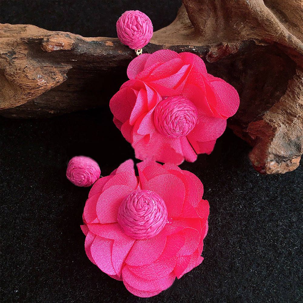 Floral Drop Earrings