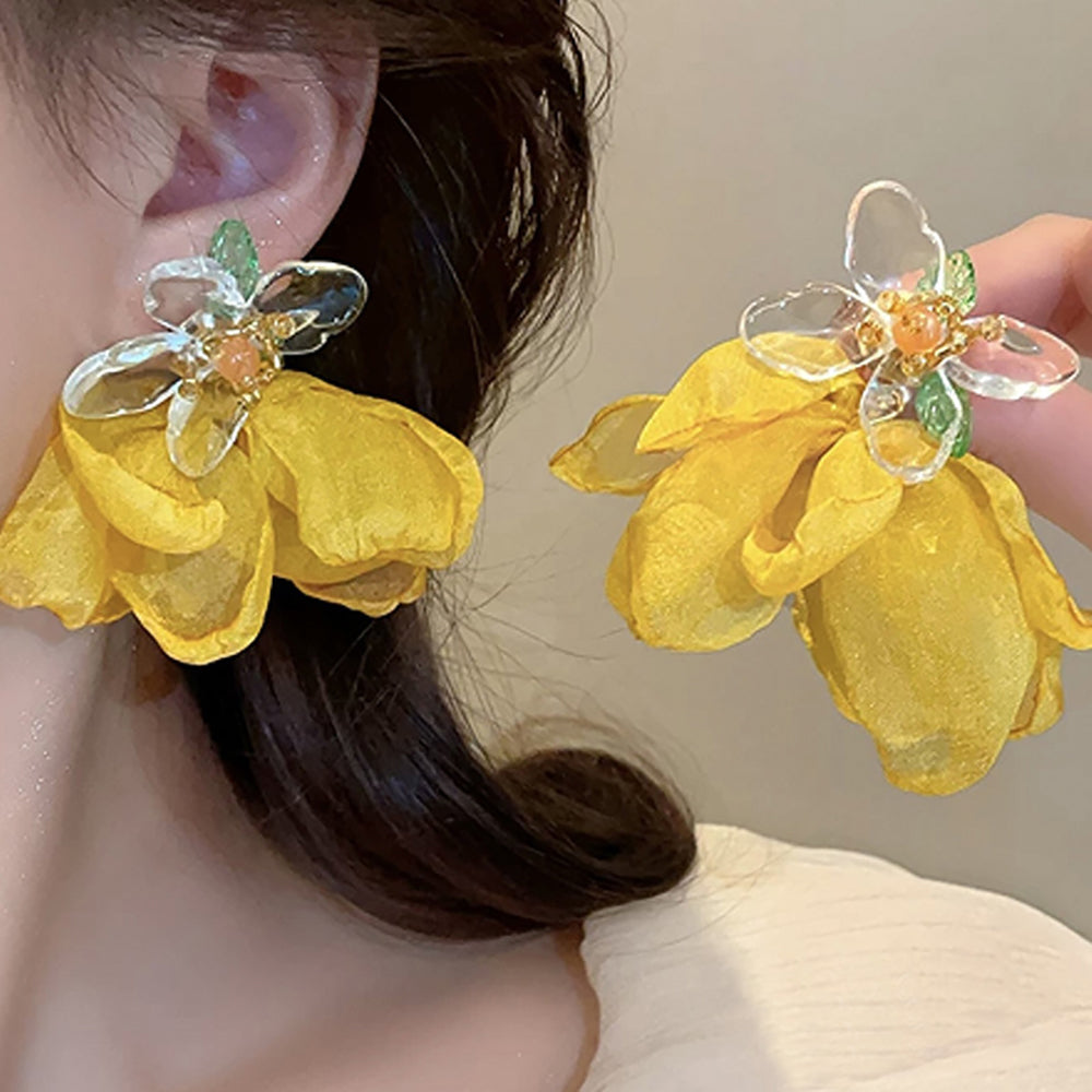 Floral Drop Earrings
