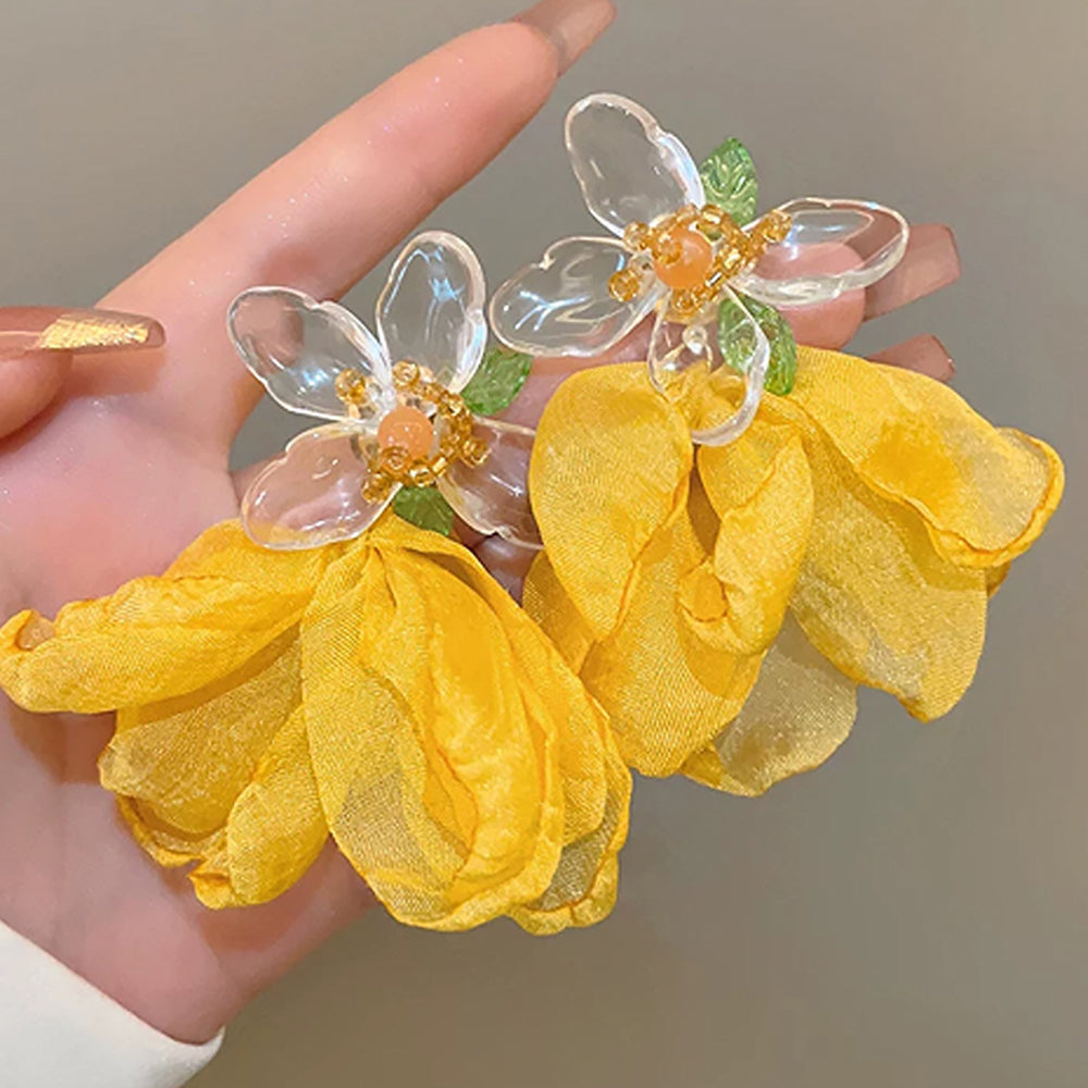 Floral Drop Earrings