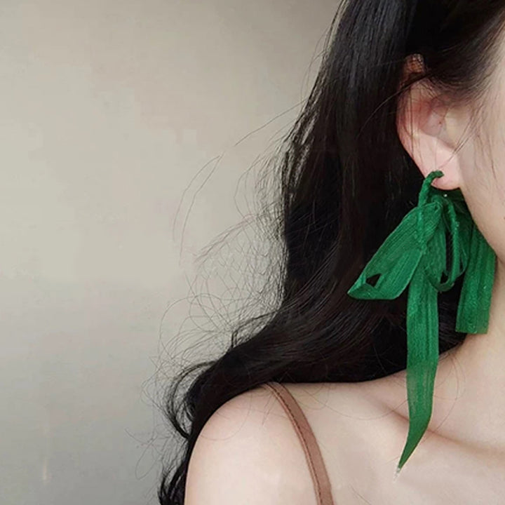 Star Shaped Drop Earrings