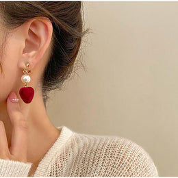 Star Shaped Drop Earrings