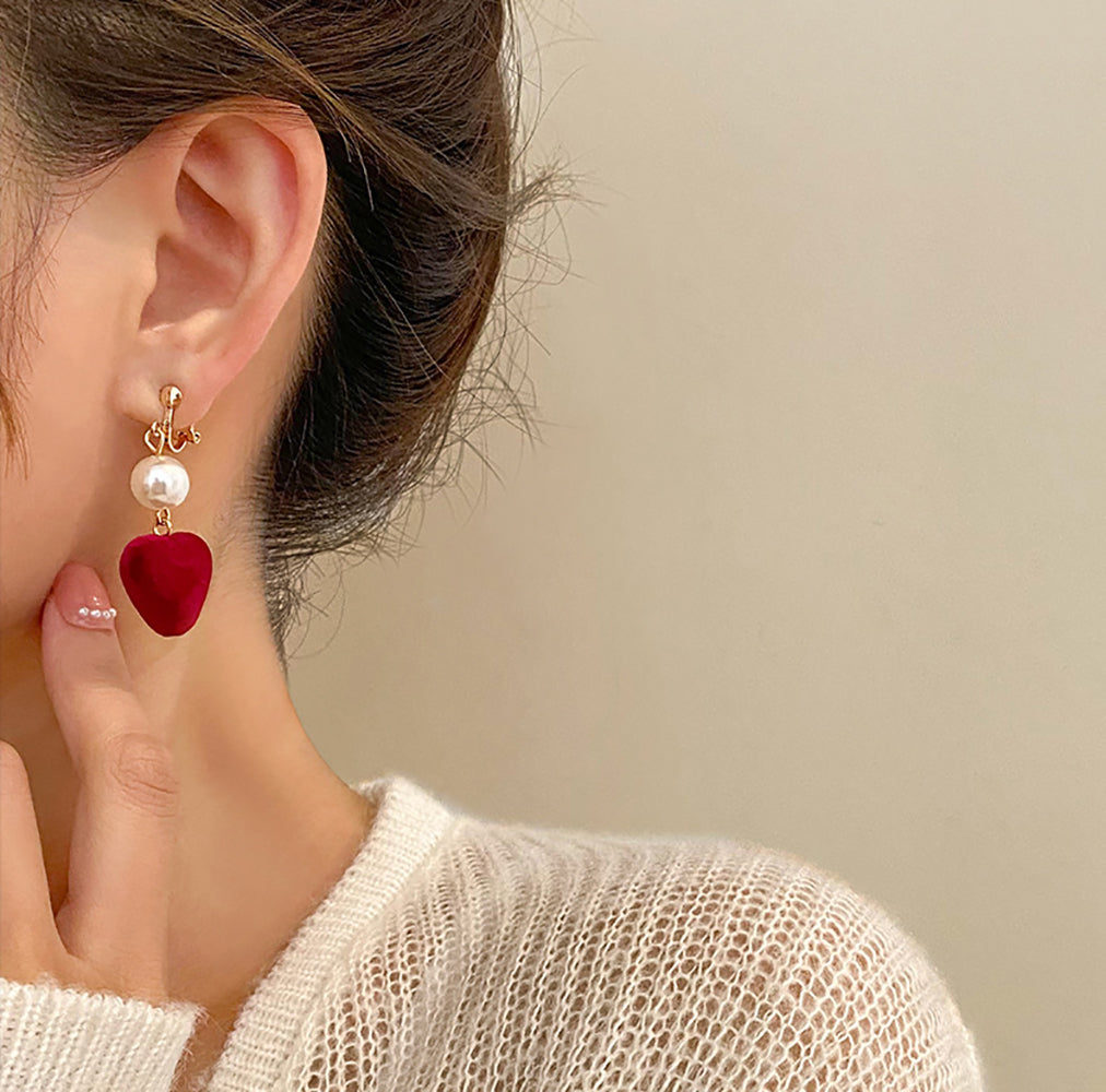Star Shaped Drop Earrings