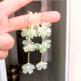 Floral Drop Earrings