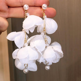 Floral Drop Earrings