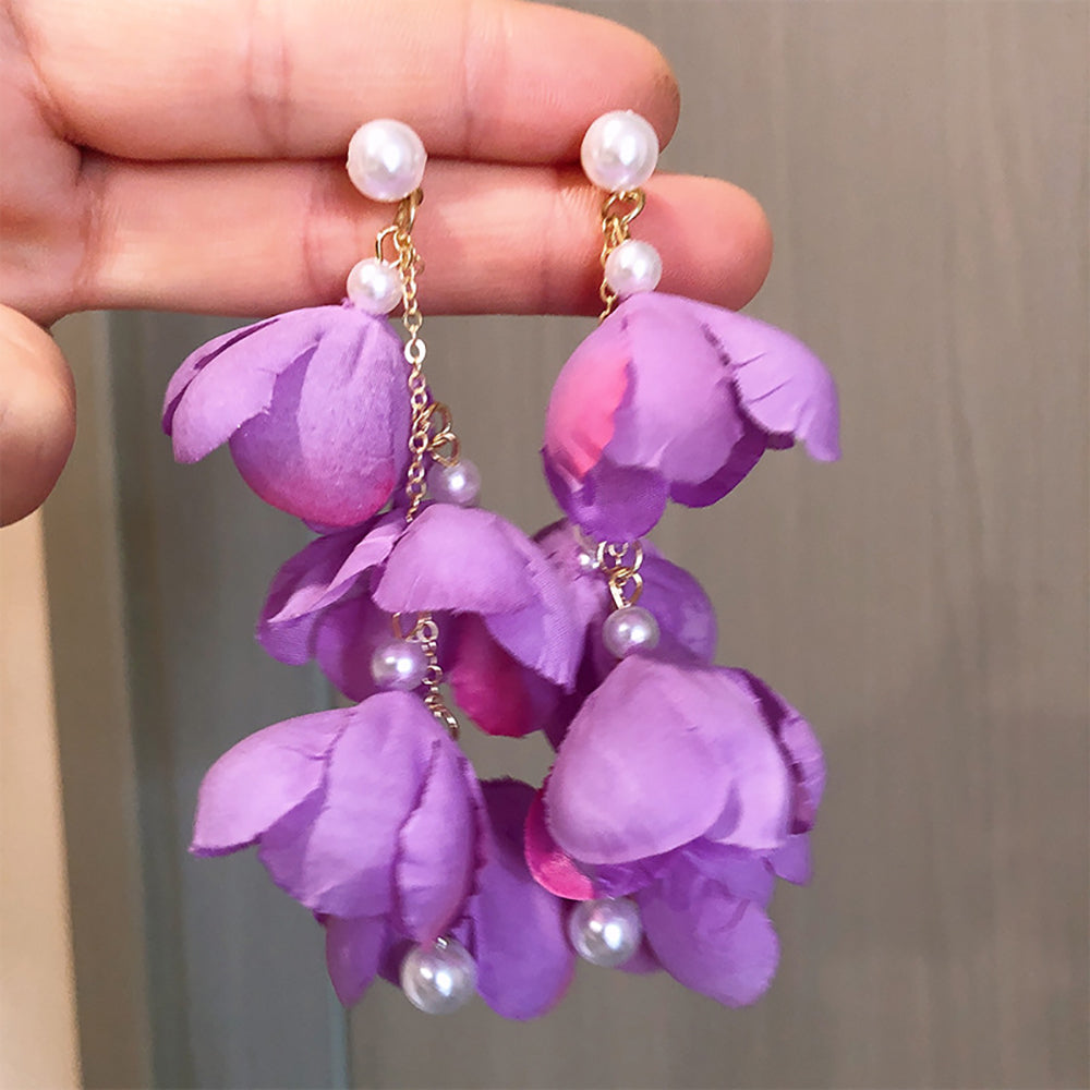 Floral Drop Earrings