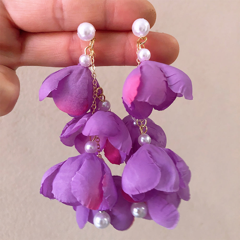 Floral Drop Earrings