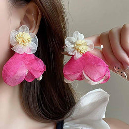 Floral Drop Earrings