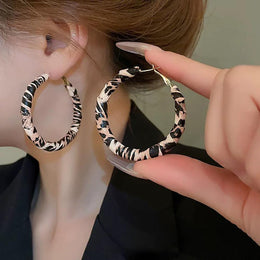 Square Half Hoop Earrings