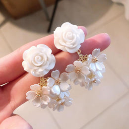 Floral Drop Earrings