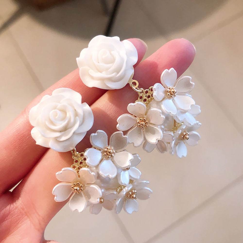 Floral Drop Earrings