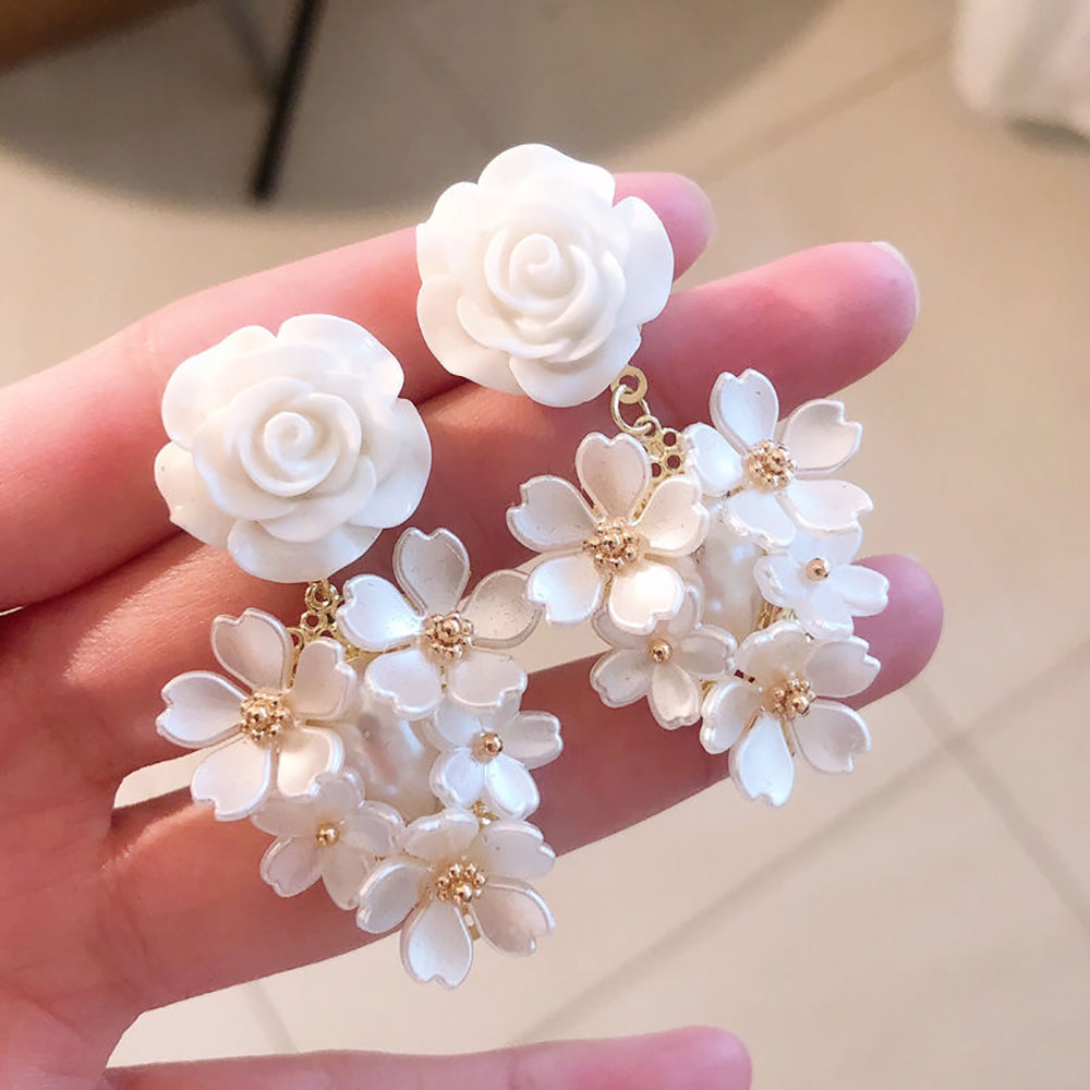 Floral Drop Earrings