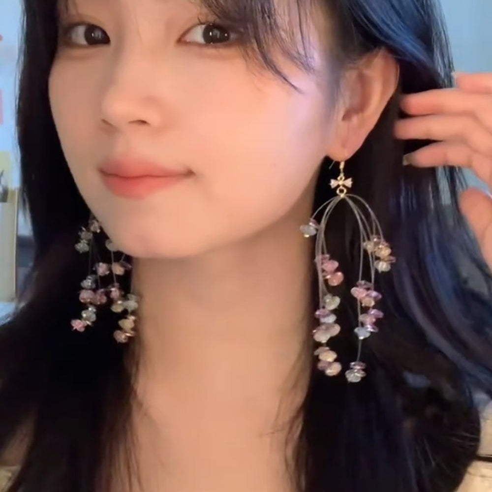 Oval Drop Earrings