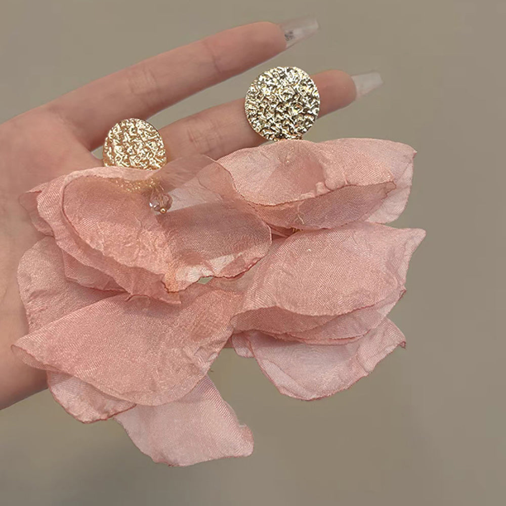 Leaf Shaped Drop Earrings