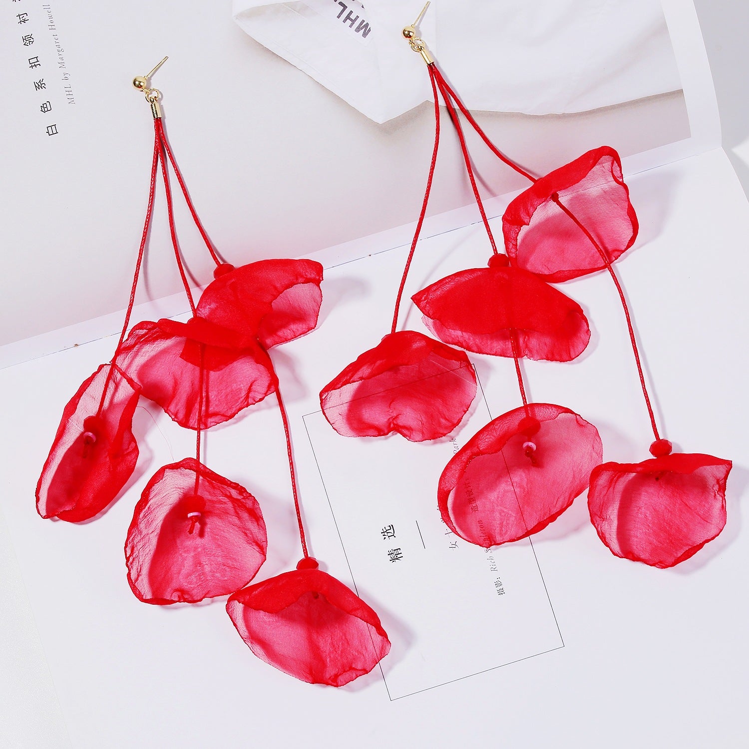 Floral Drop Earrings