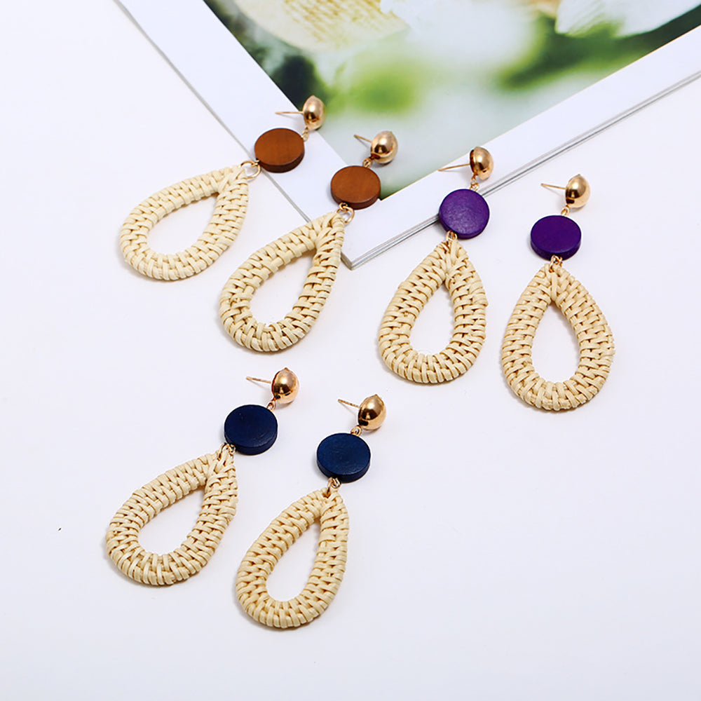 Geometric Drop Earrings