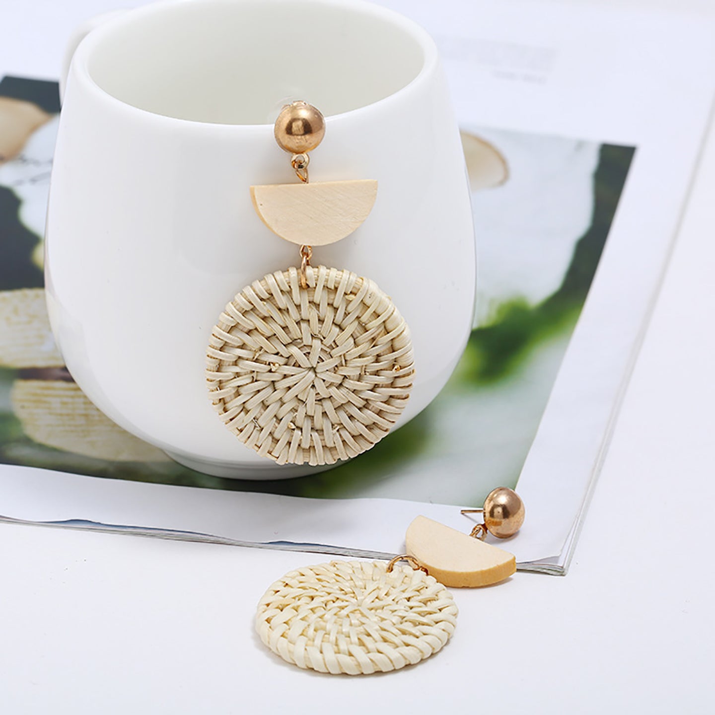 Geometric Drop Earrings