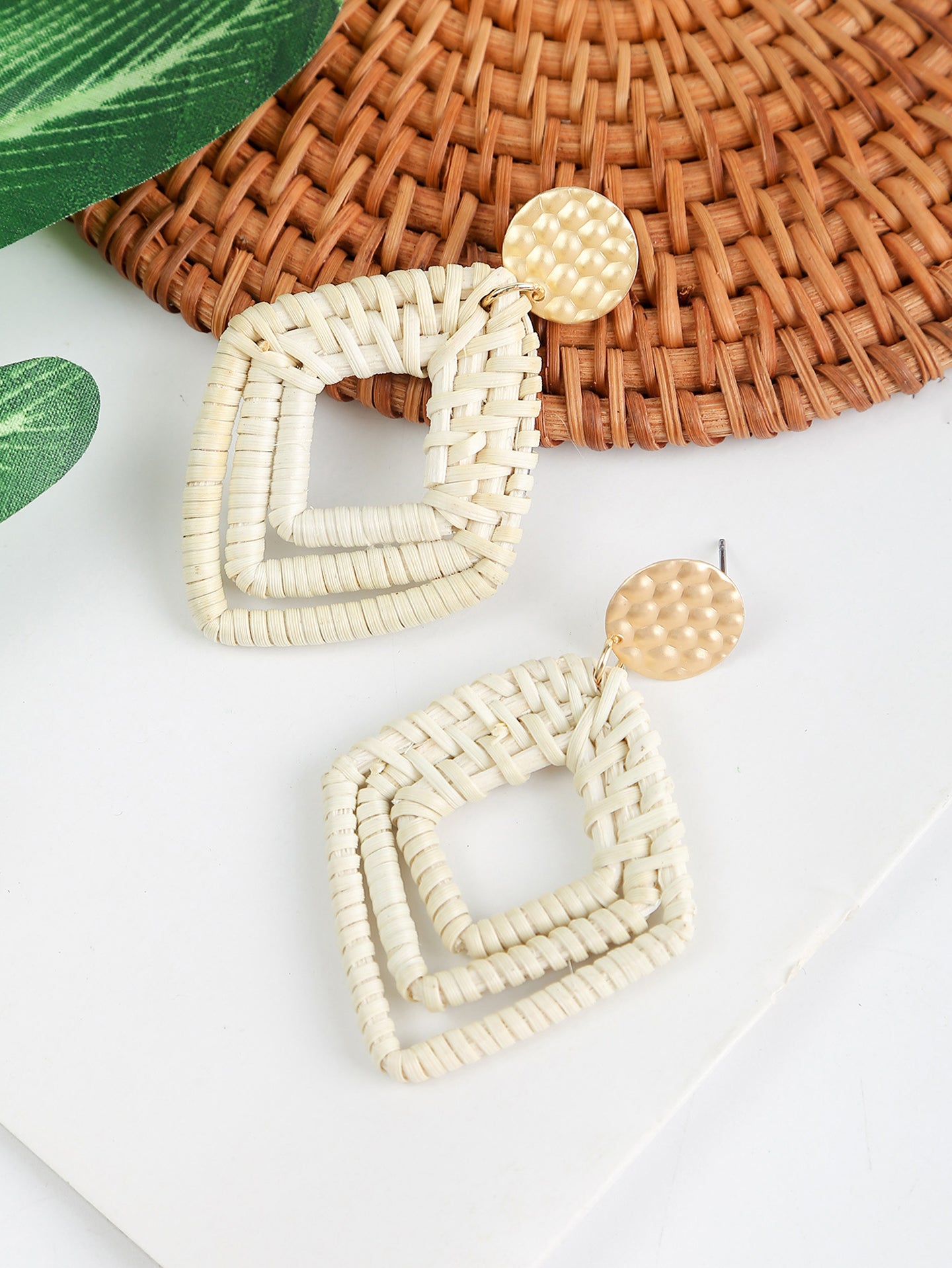 Geometric Drop Earrings