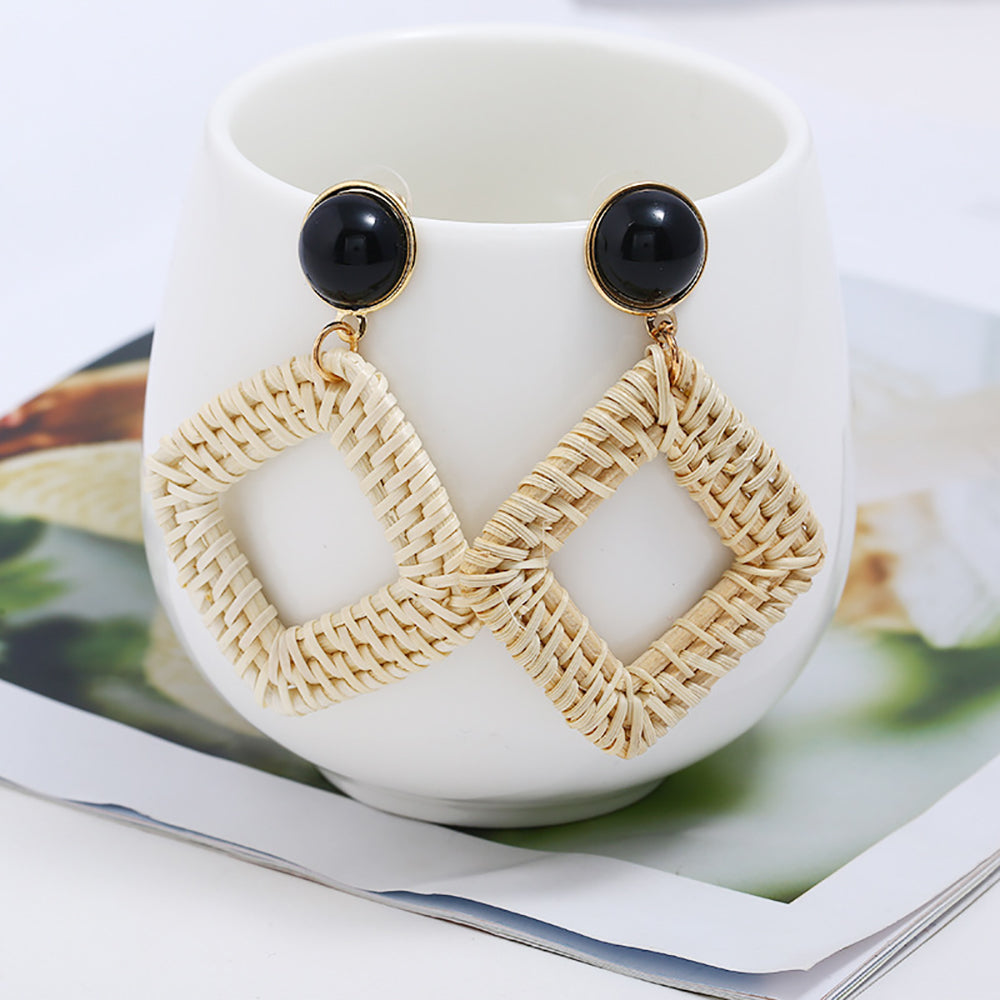 Square Drop Earrings