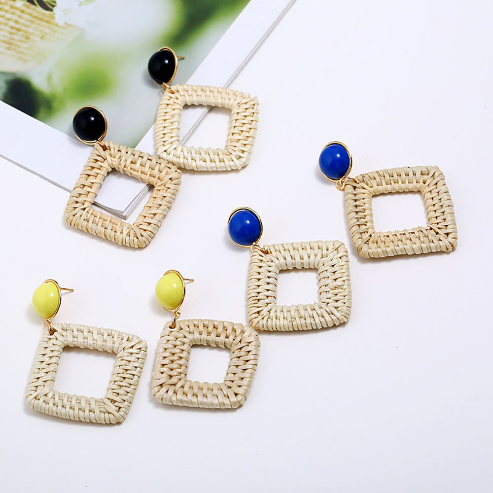 Geometric Drop Earrings