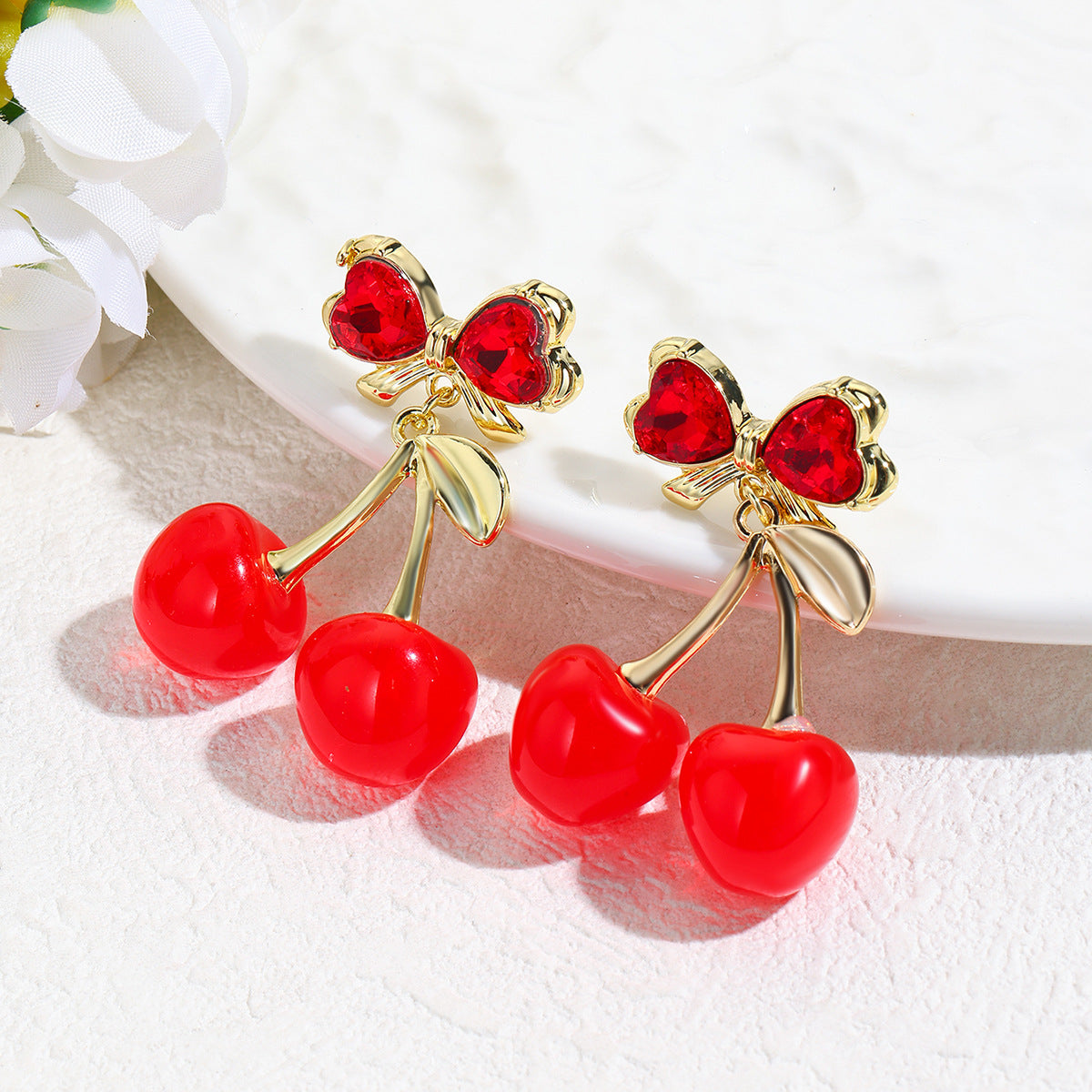 Leaf Shaped Studs Earrings