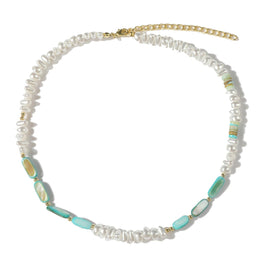 Gold-Plated Enamelled Necklace