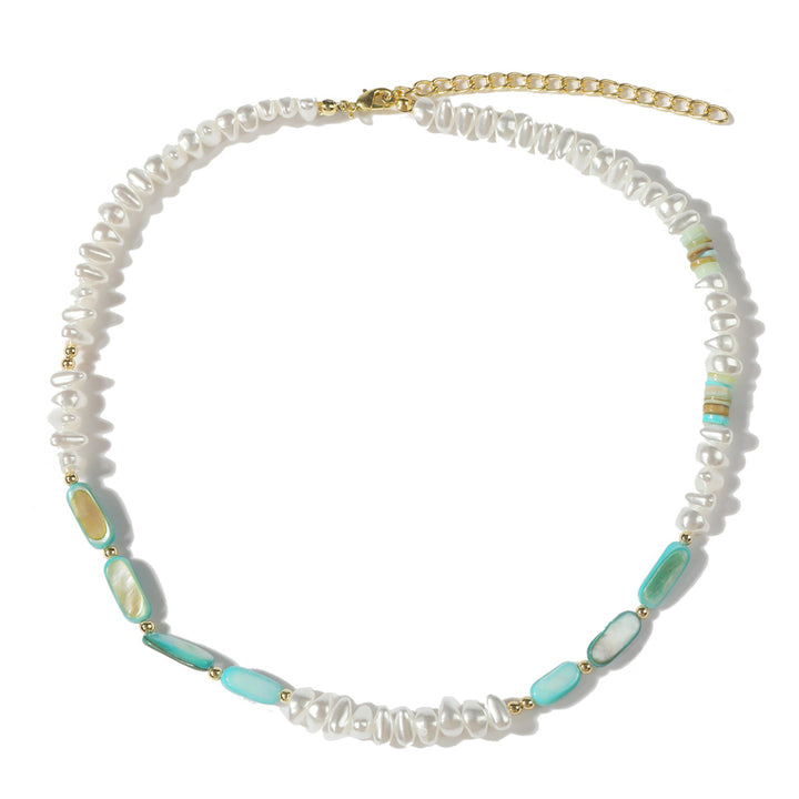 Gold-Plated Enamelled Necklace