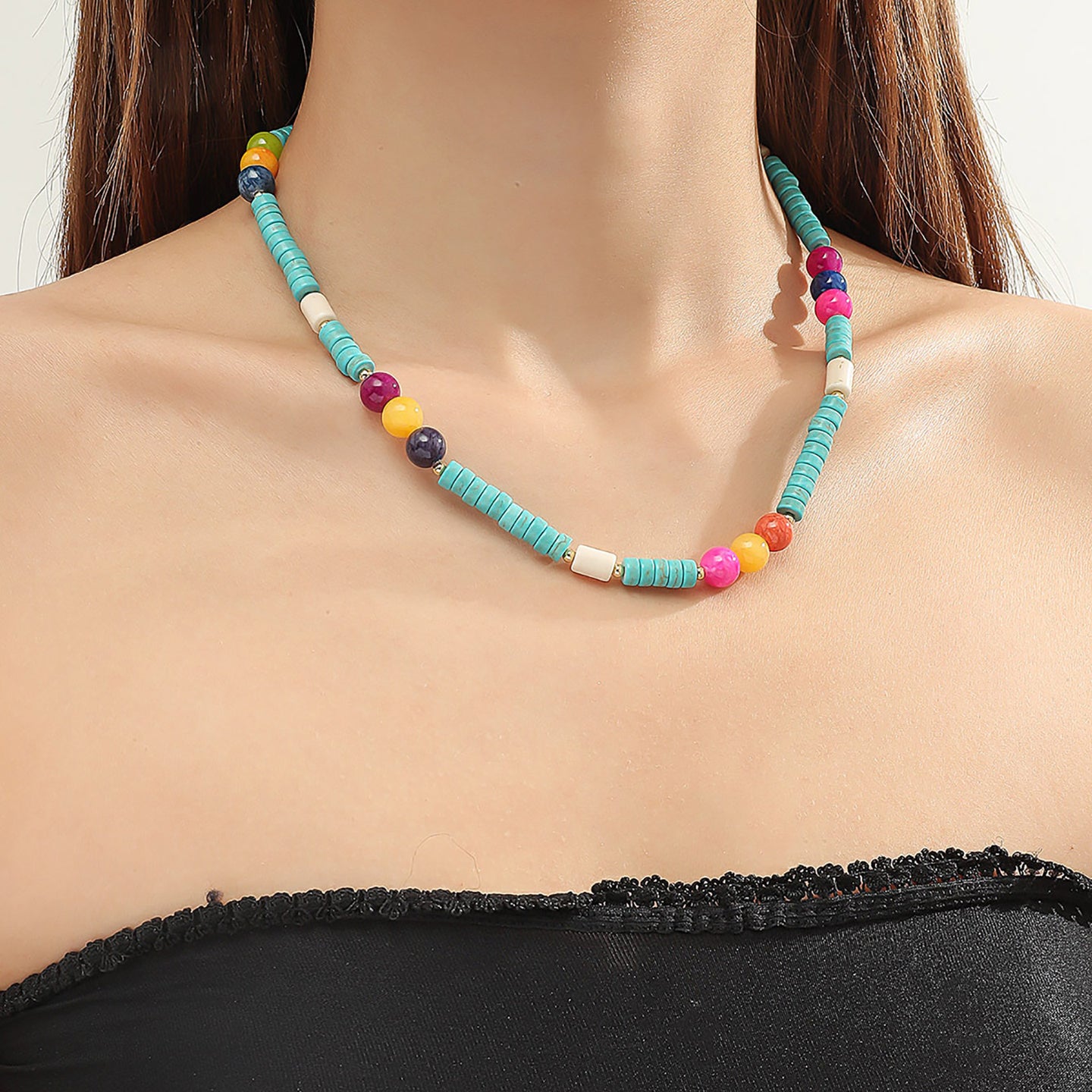 Gold-Plated Beaded Chain
