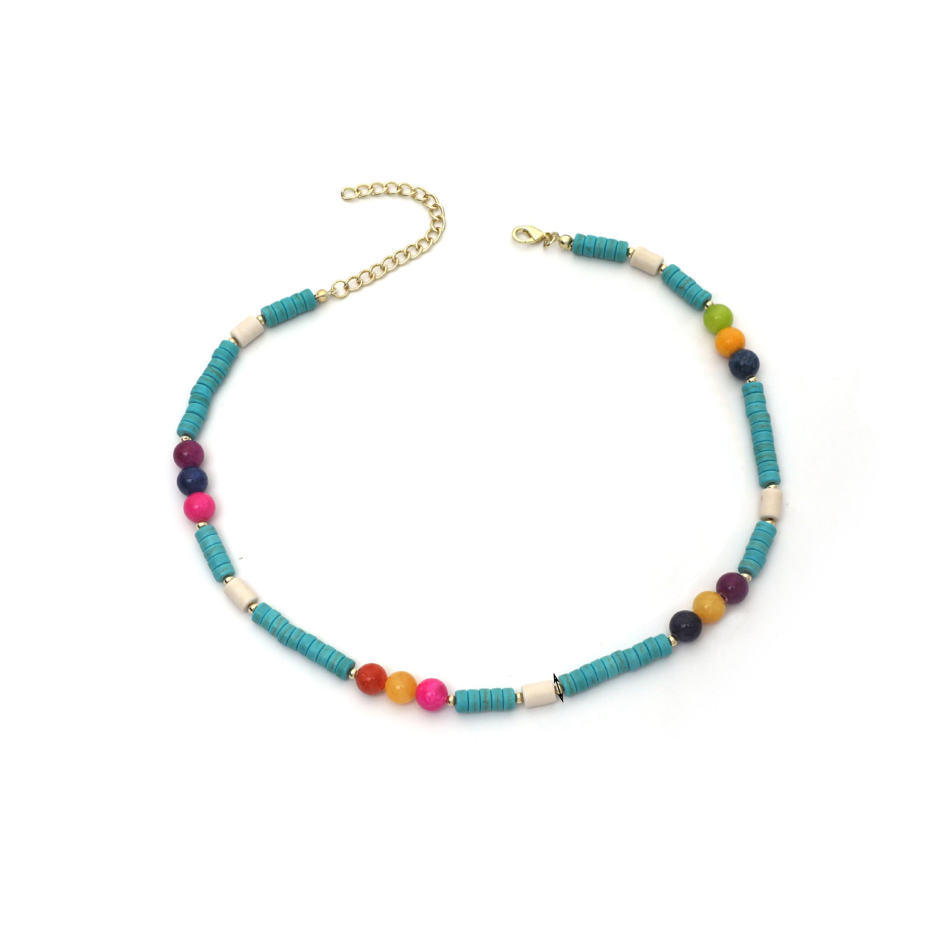 Gold-Plated Beaded Chain