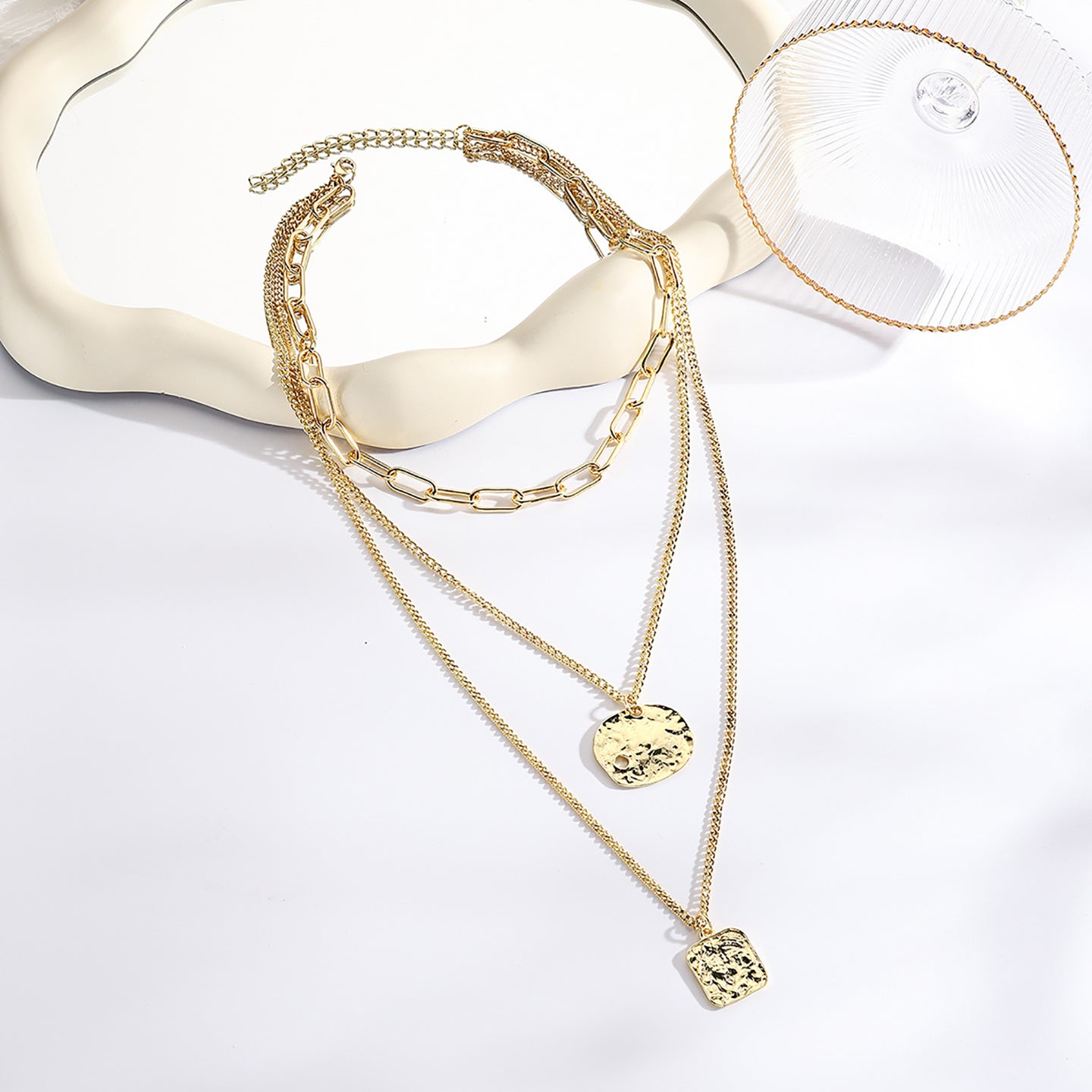 Gold-Plated Layered Chain
