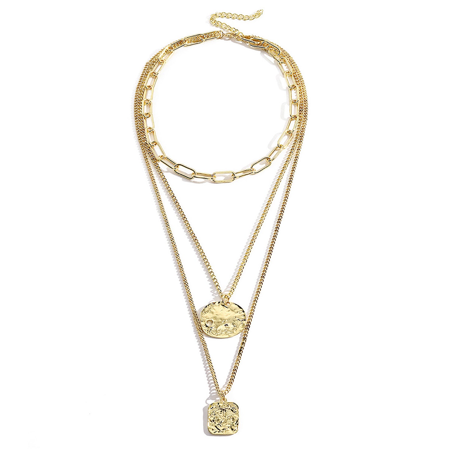 Gold-Plated Layered Chain