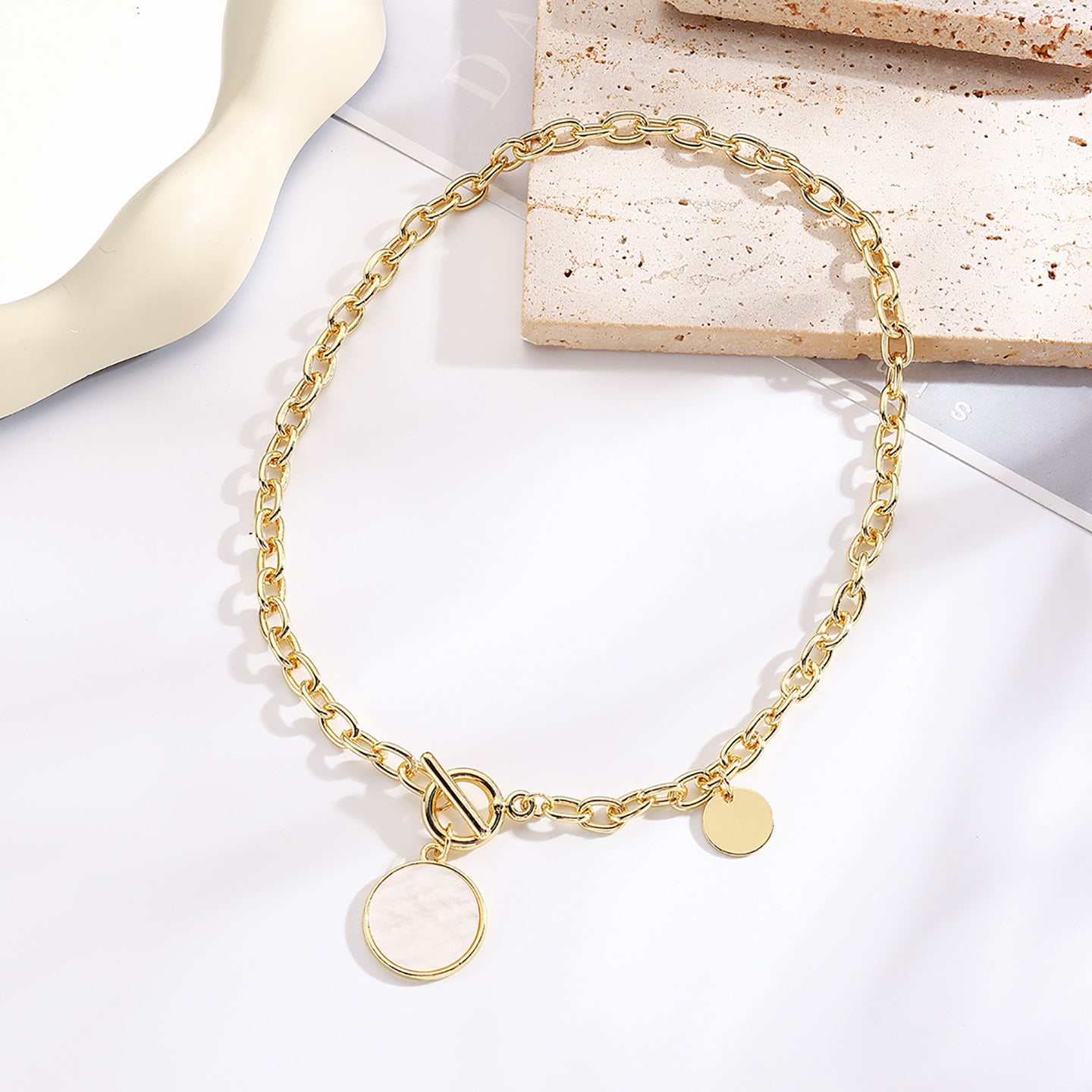 Gold-Plated Link Chain
