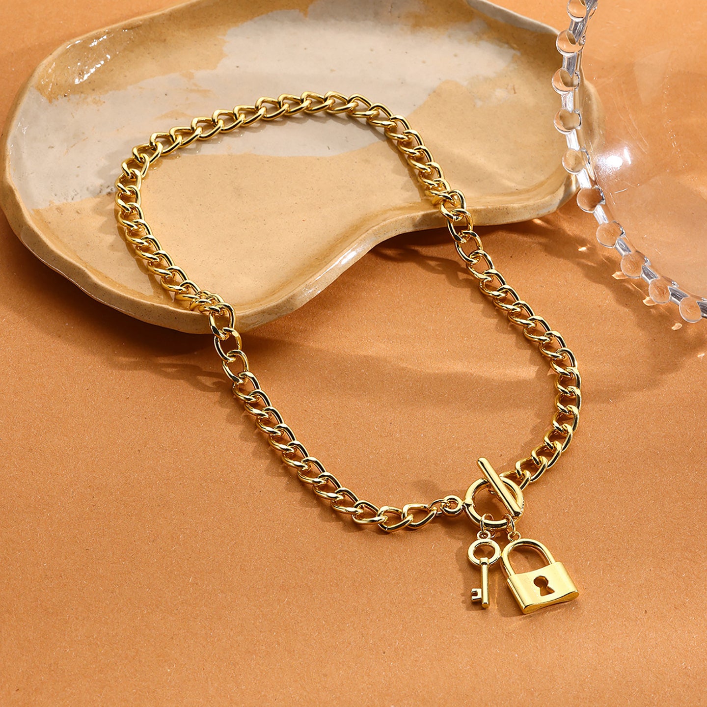 Gold-Plated Link Chain