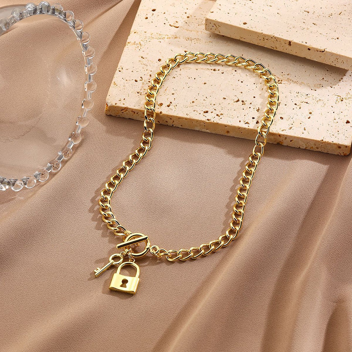 Gold-Plated Link Chain