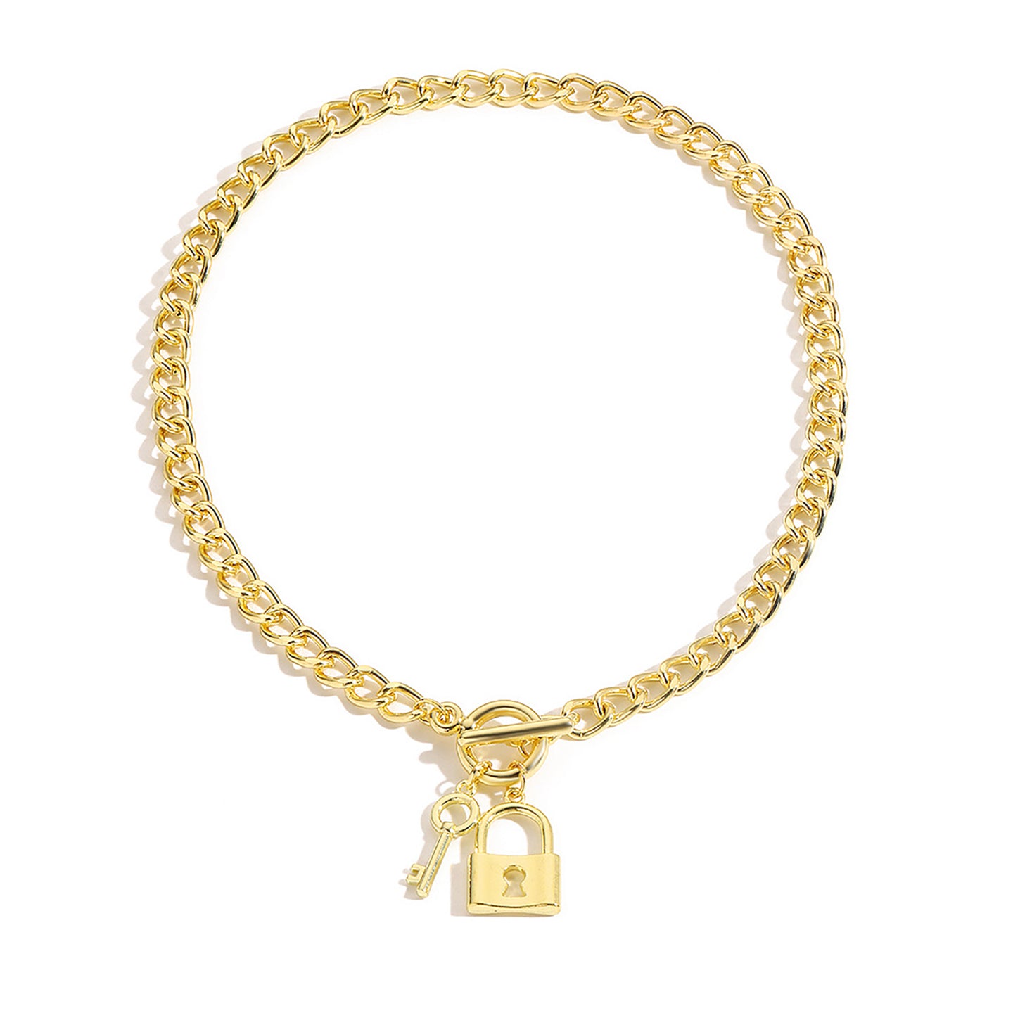 Gold-Plated Link Chain