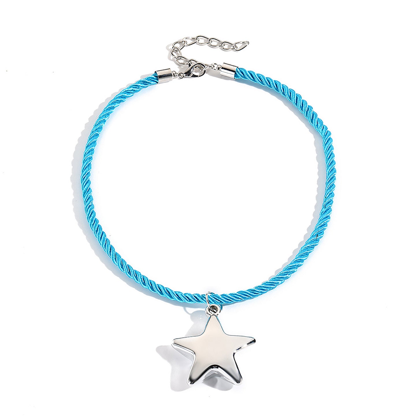 Silver-Plated Enamelled Chain